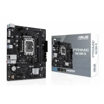 ASUS Motherboard PRIME H610M-R-SI s1700 H610 2xDDR5 M.2 HDMI D-Sub DP mATX, white box! (90MB1GL0-M0ECY0)