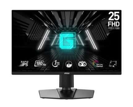 MSI Monitor 24.5" G255PF-E2 2xHDMI, DP, IPS, 180Hz, 1ms, sRGB 99%, FreeSync, HAS (9S6-3BC09M-034)
