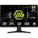 MSI Monitor 23.8" MAG 242F HDMI, DP, Audio, IPS, 200Hz, 0.5ms, sRGB 115%, FreeSync (9S6-3BC51T-007)