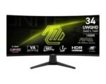 MSI Monitor 34" MAG 346CQ 2xHDMI, DP, Audio, VA, 3440x1440, 21:9, 180Hz, 1ms, sRGB 100%, CURVED, AdaptiveSync (9S6-3DD71M-001)