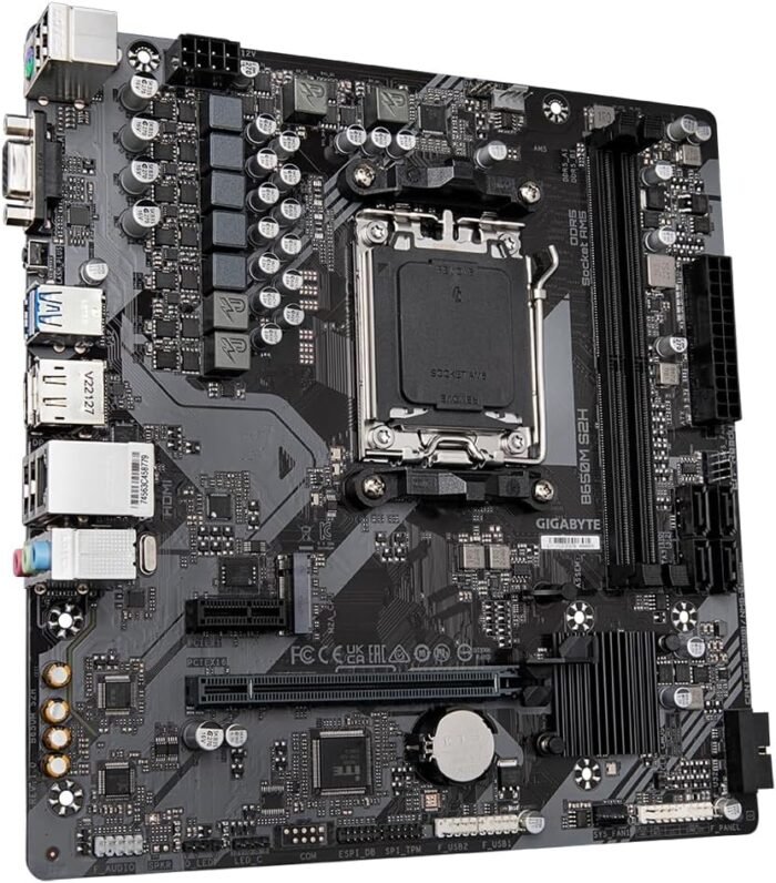 GIGABYTE Motherboard B650M S2H sAM5 B650 2xDDR5 M.2 HDMI DP mATX (B650M_S2H) - Image 2