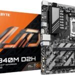 GIGABYTE B840M D2H sAM5 B840 2xDDR5 M.2 HDMI mATX (B840M_D2H)