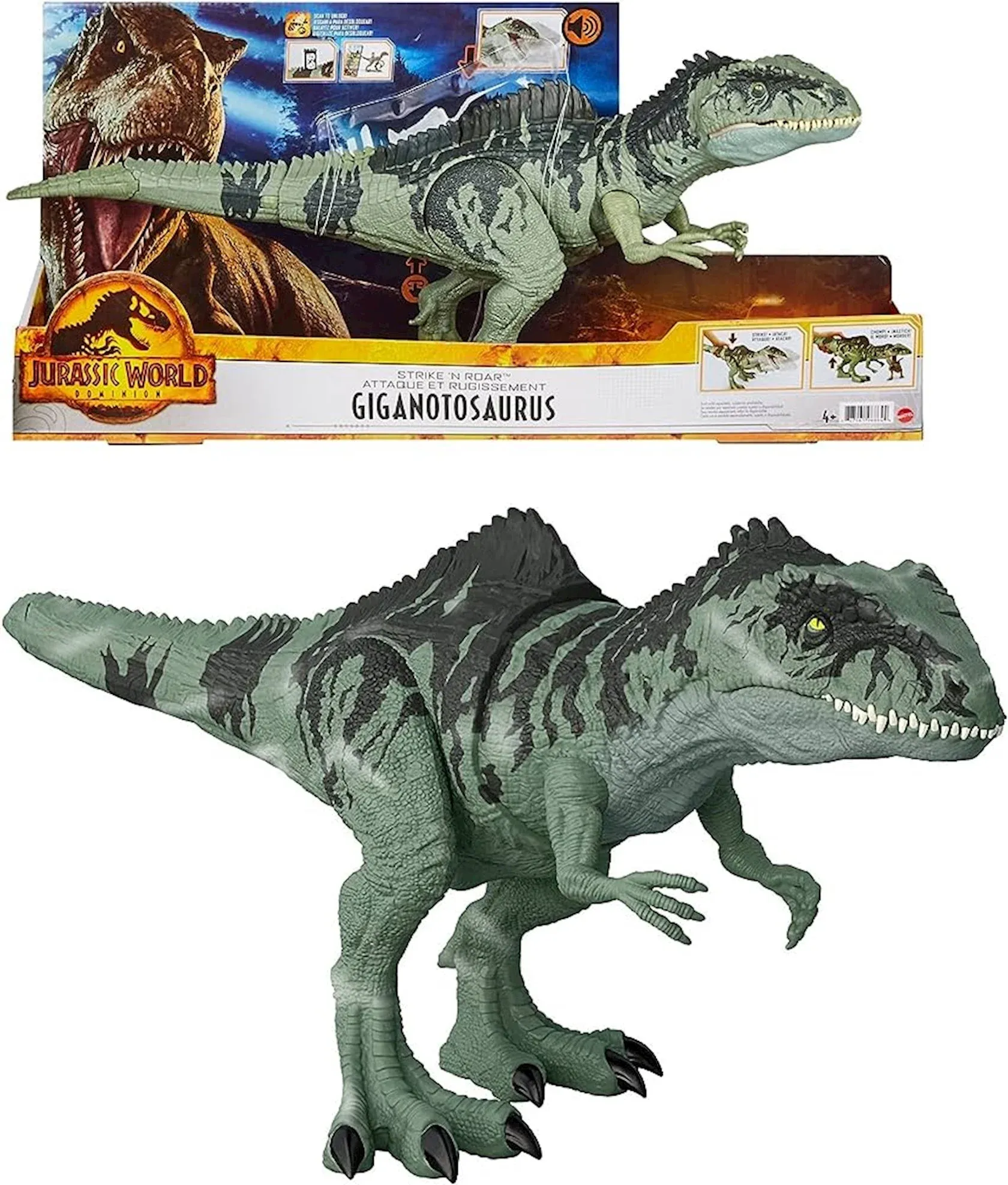 GYC94 Mattel Strike N' Roar Giant Dino (GYC94) - Image 1