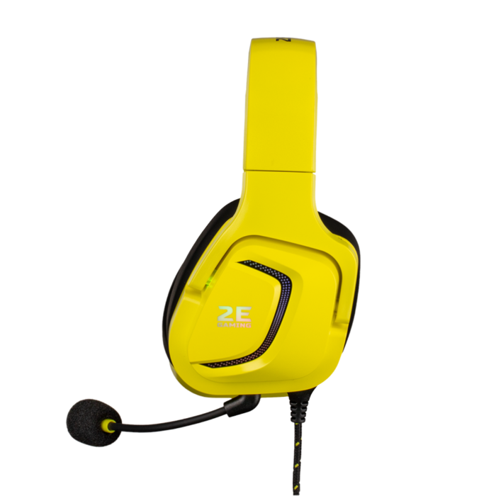 Gaming Headset 2E HG340 7.1 Yellow / 2E-HG340YW-7.1 - Image 2