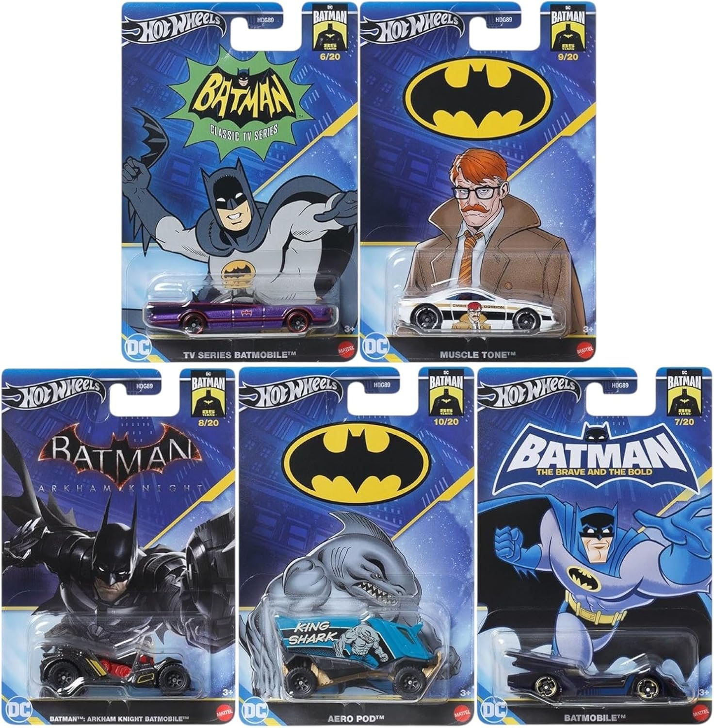 HDG89 Mattel HW Batman Themed Asst.? (HDG89) - Image 1