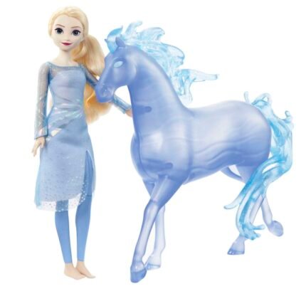 MATTEL Frozen Fashion Doll Elsa & Nokk Horse Set (HLW58)