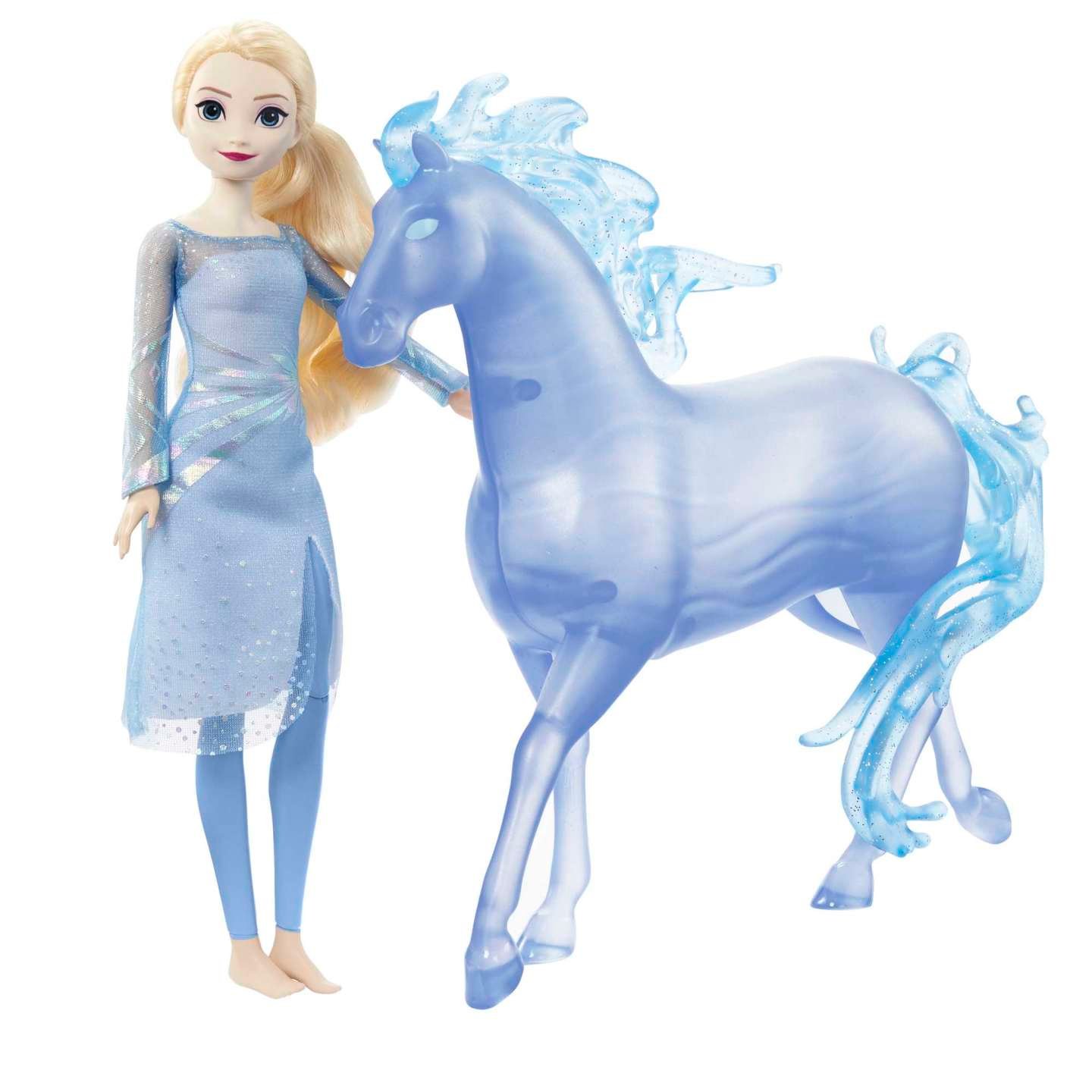 HLW58 MATTEL Frozen Fashion Doll Elsa & Nokk Horse Set (HLW58) - Image 1