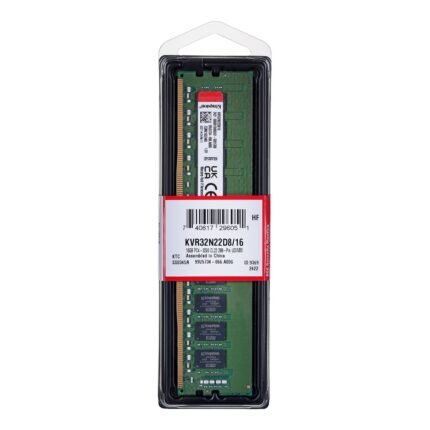 Kingston 16GB DDR4 3200MHz CL16 PC RAM (KVR32N22D8/16)