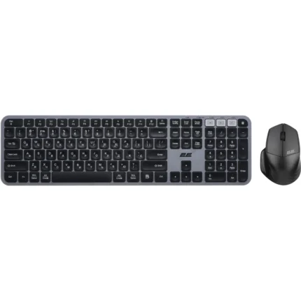 Klaviatura 2E MK440 2E-MK440WBGR_UA Combo Grey Black