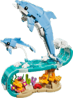 LEGO Constructor Creator Sea Animals: Beautiful Dolphins (31385) - Image 3