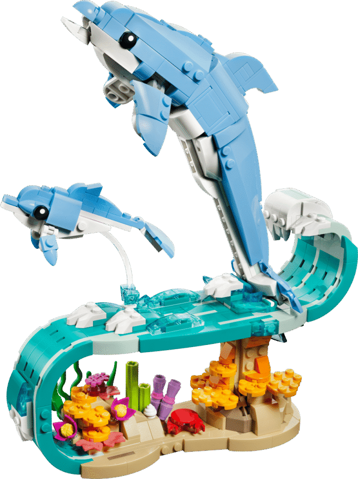 LEGO Constructor Creator Sea Animals: Beautiful Dolphins (31385) - Image 3