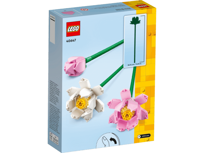 LEGO Constructor Icons Botanicals Lotus Flowers (40647) - Image 2