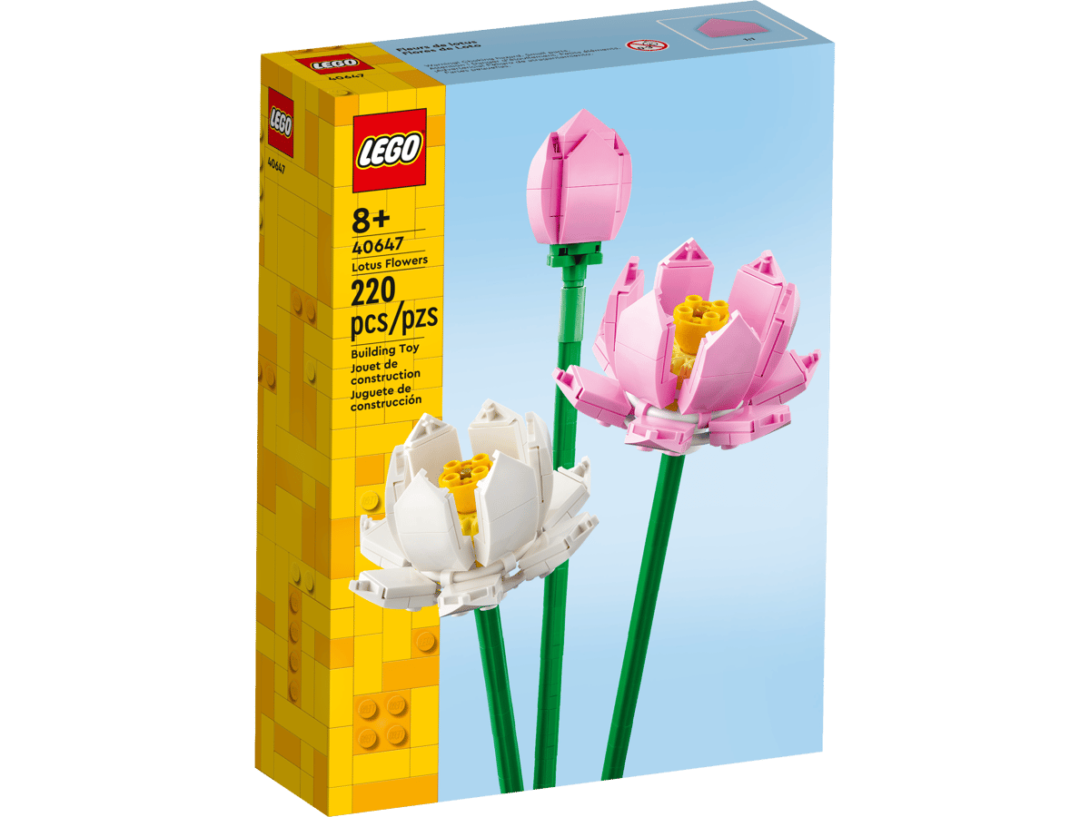 LEGO Constructor Icons Botanicals Lotus Flowers (40647) LEGO Constructor Icons Botanicals Lotus Flowers (40647) - Image 1