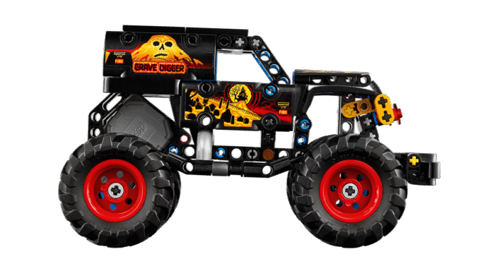 LEGO Constructor Technic Monster Jam™ Grave Digger™ Fire and Ice (42219) - Image 3