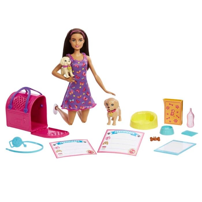 MATTEL Barbie Adopt-a-Pup Playset - Latina (HKD86) - Image 3