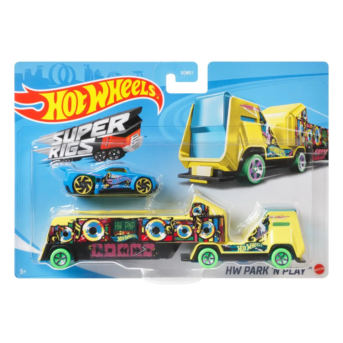 Mattel BDW51-978A HW SUPER RIG ASST (BDW51) Mattel BDW51-978A HW SUPER RIG ASST (BDW51) - Image 1