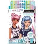 Moda eskiz dəsti Make It Real Sketchbook Pastel Pop (3205MR)
