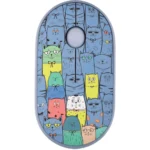 2E Mouse MF300 PETS:CATS Silent WL BT, Blue (2E-MF300WPETSBL)