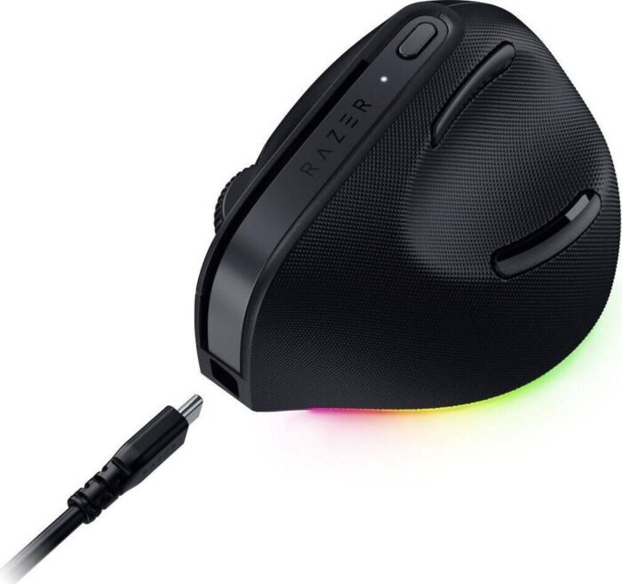Razer Mouse Pro Click V2, USB-A/WL/BT, Vertical Ed., black (RZ01-05250100-R3G1) - Image 4
