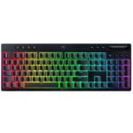Razer Keyboard mechanical BlackWidow V4 Low-profile HyperSpeed, 104key, Orange Switch, USB-A/WL/BT, EN, RGB, black (RZ03-05270800-R3M1)