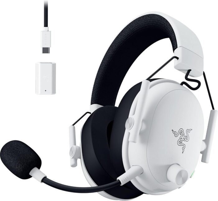 Razer Headset BlackShark V3, USB-A/BT, white (RZ04-05410400-R3M1) - Image 2