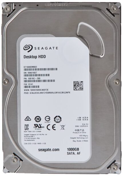 Seagate 1TB Desktop SATA 6GB/s 64MB Cache Internal 7200RPM HDD (ST1000DM003)