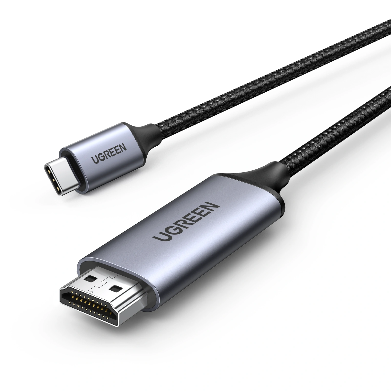 UGREEN USB-C to HDMI Male to Male Cable Aluminum Shell 1.5m (Gray Black) (50570)
