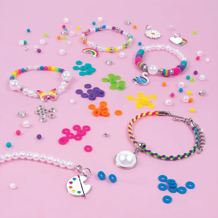 Yaradıcılıq dəsti Make it Real Rainbows and Pearls DIY Jewelry Kit (1729MR) - Image 2