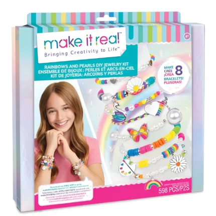 Yaradıcılıq dəsti Make it Real Rainbows and Pearls DIY Jewelry Kit (1729MR)