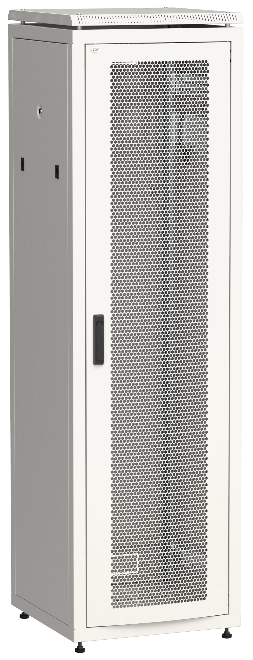 b5f718f61de92b9382accc2bbf57ee12f3ef1270b613f657696d43ffc435ce8a.png ITK LINEA N 42U 600x600mm perf. ön qapı boz (LN35-42U66-P) - Image 1