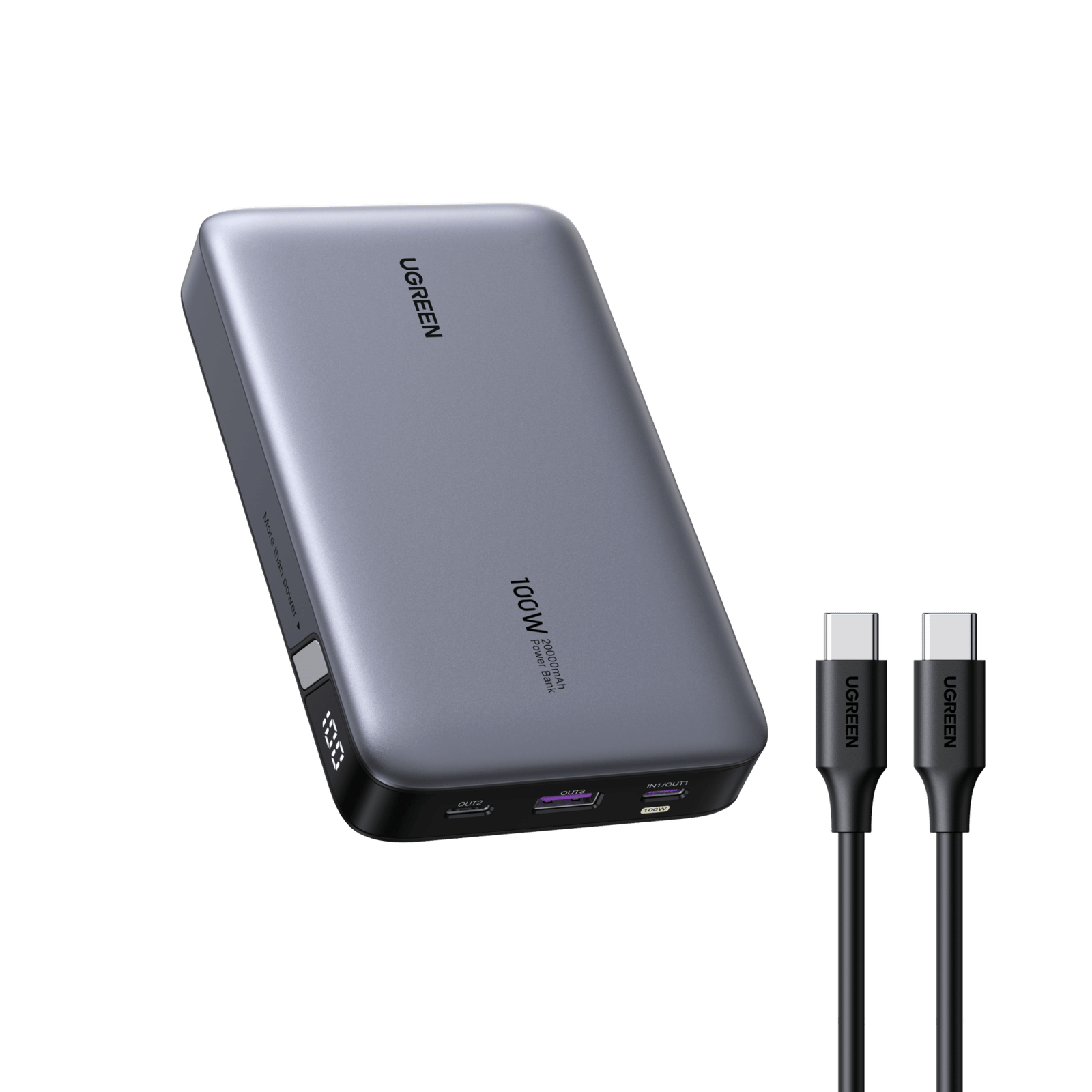 UGREEN 20000mAh Two-way Fast Charging Power Bank (25188)