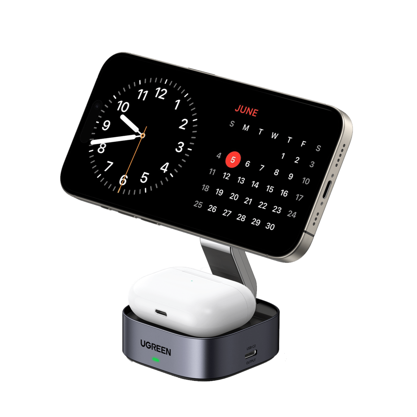 UGREEN 2-in-1 Magnetic Wireless Charger (35278)