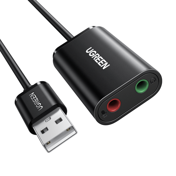 ugreen-usb-to-35mm-headphone-audio-adapter-768920.png UGREEN USB 2.0 External Sound Adapter (White) (30143) - Image 1