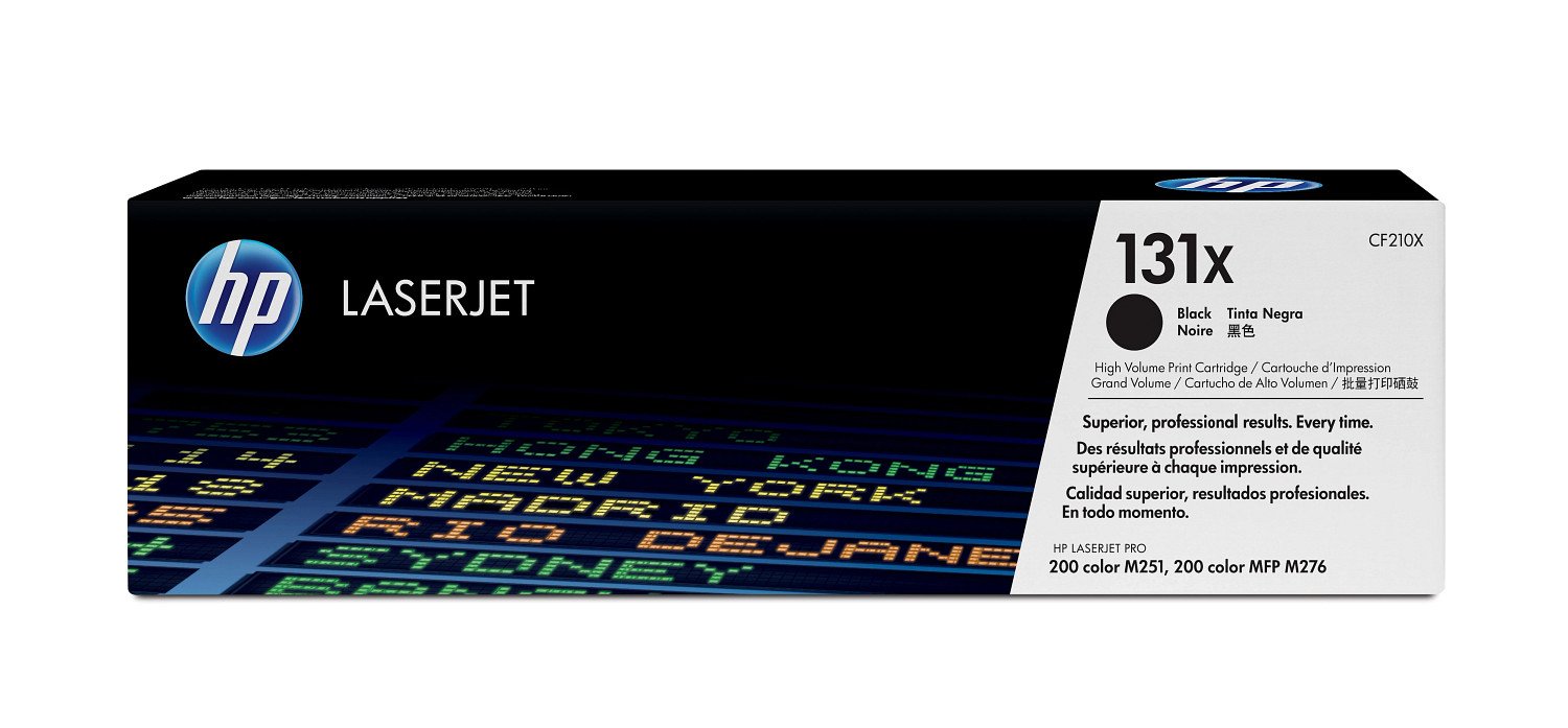 HP 131X High Yield Black Original LaserJet Toner Kartric (CF210X) HP 131X High Yield Black Original LaserJet Toner Kartric (CF210X)