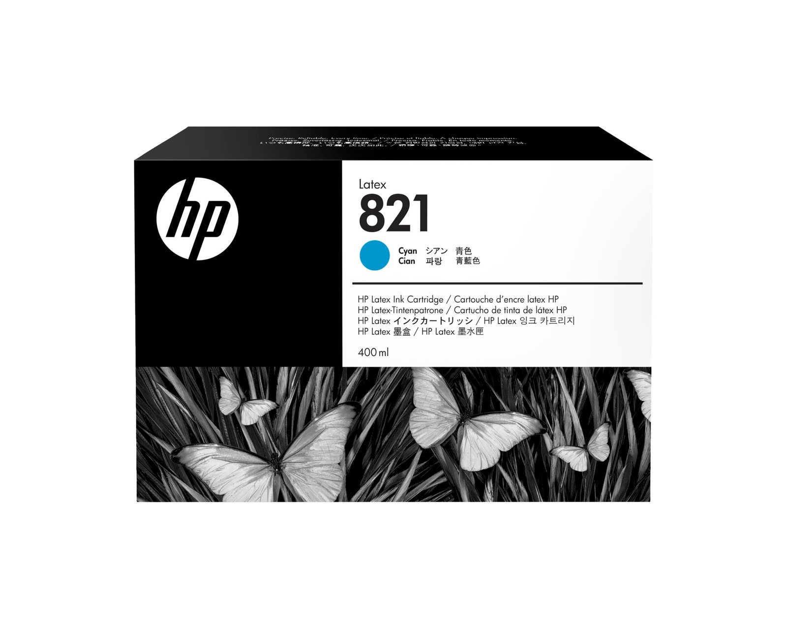 HP 821 400-ml Cyan Latex Ink Kartric (G0Y86A) HP 821 400-ml Cyan Latex Ink Kartric (G0Y86A)