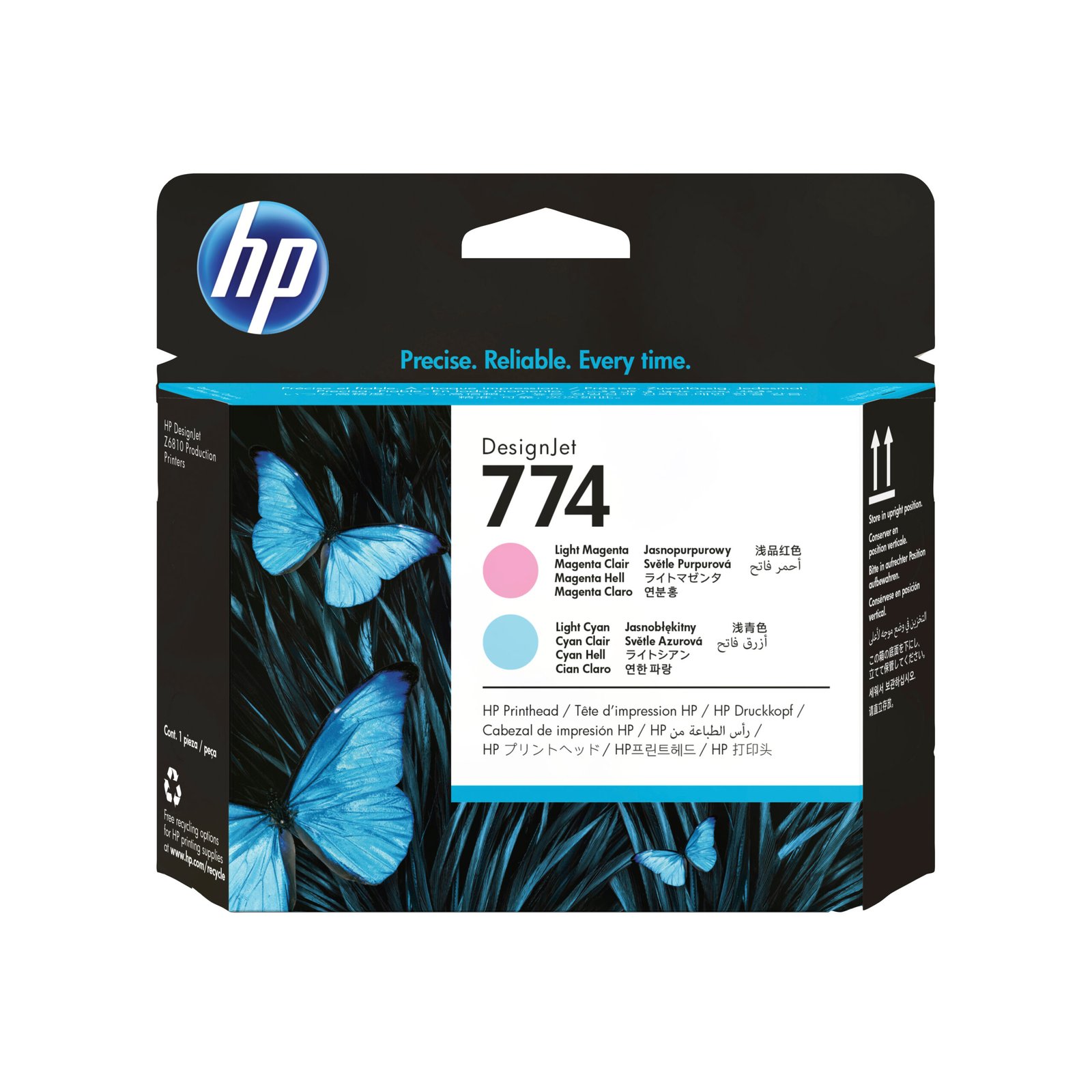 HP 774 Light Magenta/Cyan DesignJet Printhead (P2V98A)