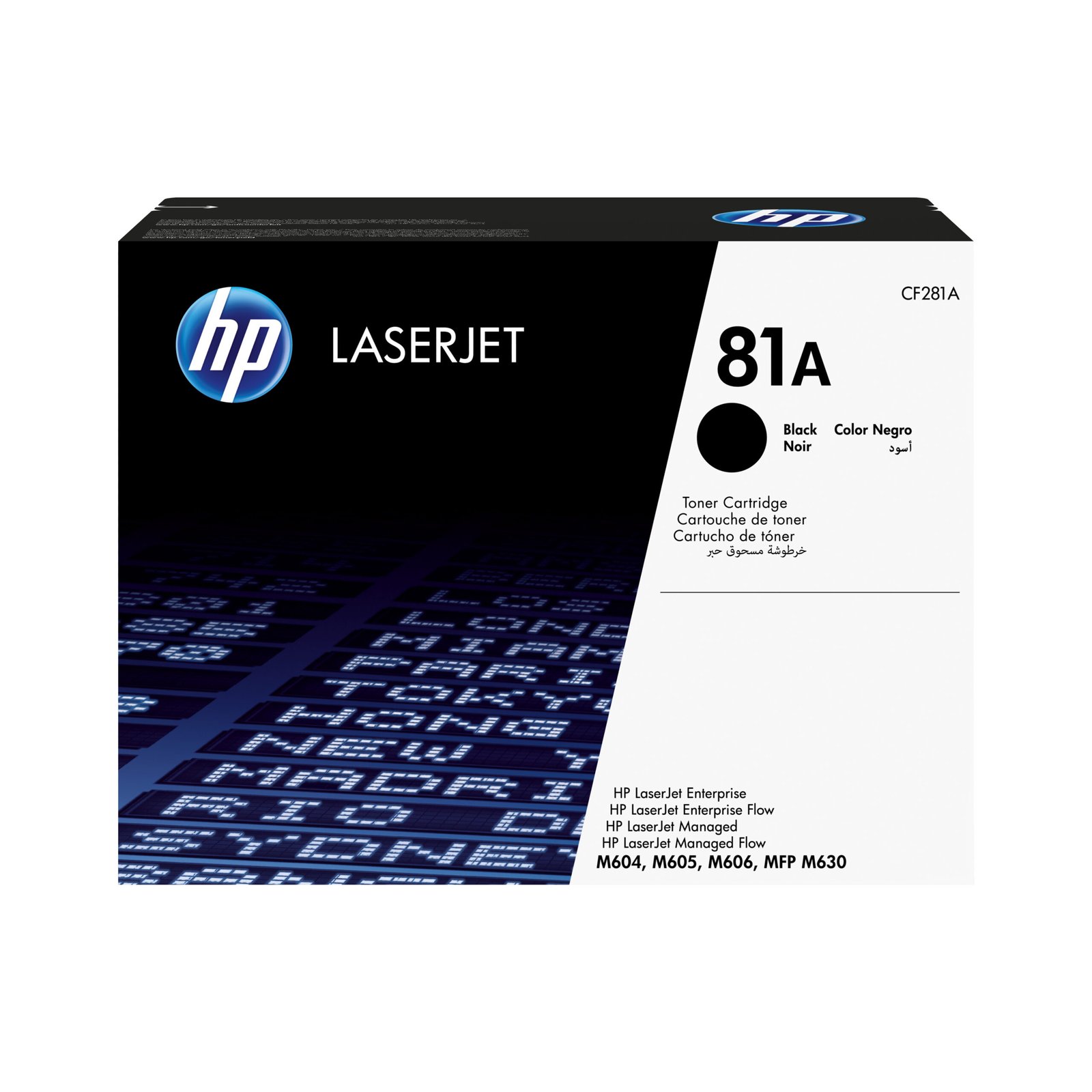 HP 81A Black Original LaserJet Toner Kartric (CF281A)