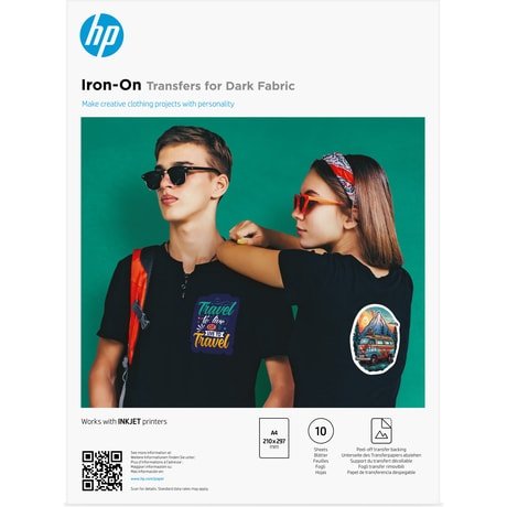 HP Iron-On Transfers for Dark Fabric