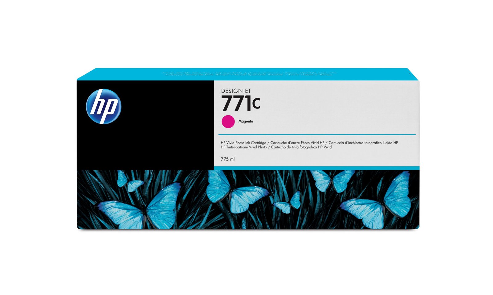 HP 771C 775-ml Magenta DesignJet Ink Kartric (B6Y09A)