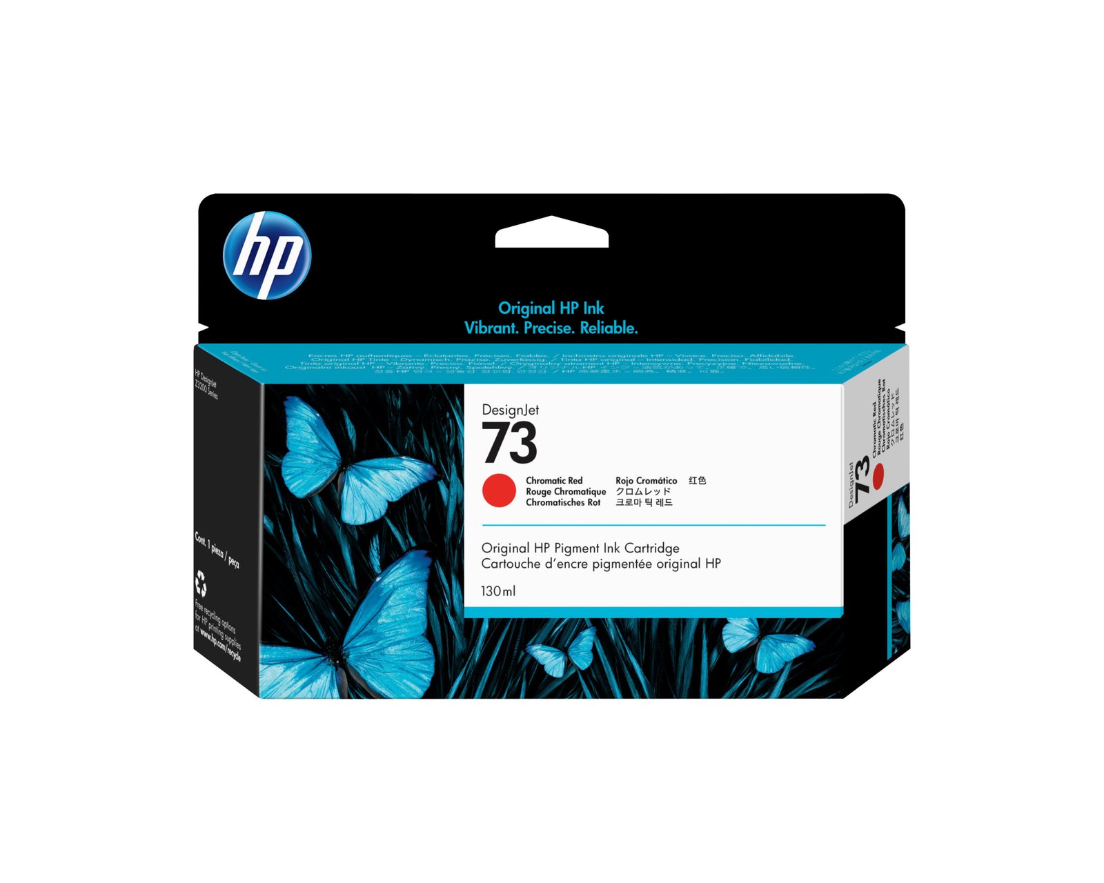 HP 73 130-ml Chromatic Red DesignJet Ink Kartric (CD951A)
