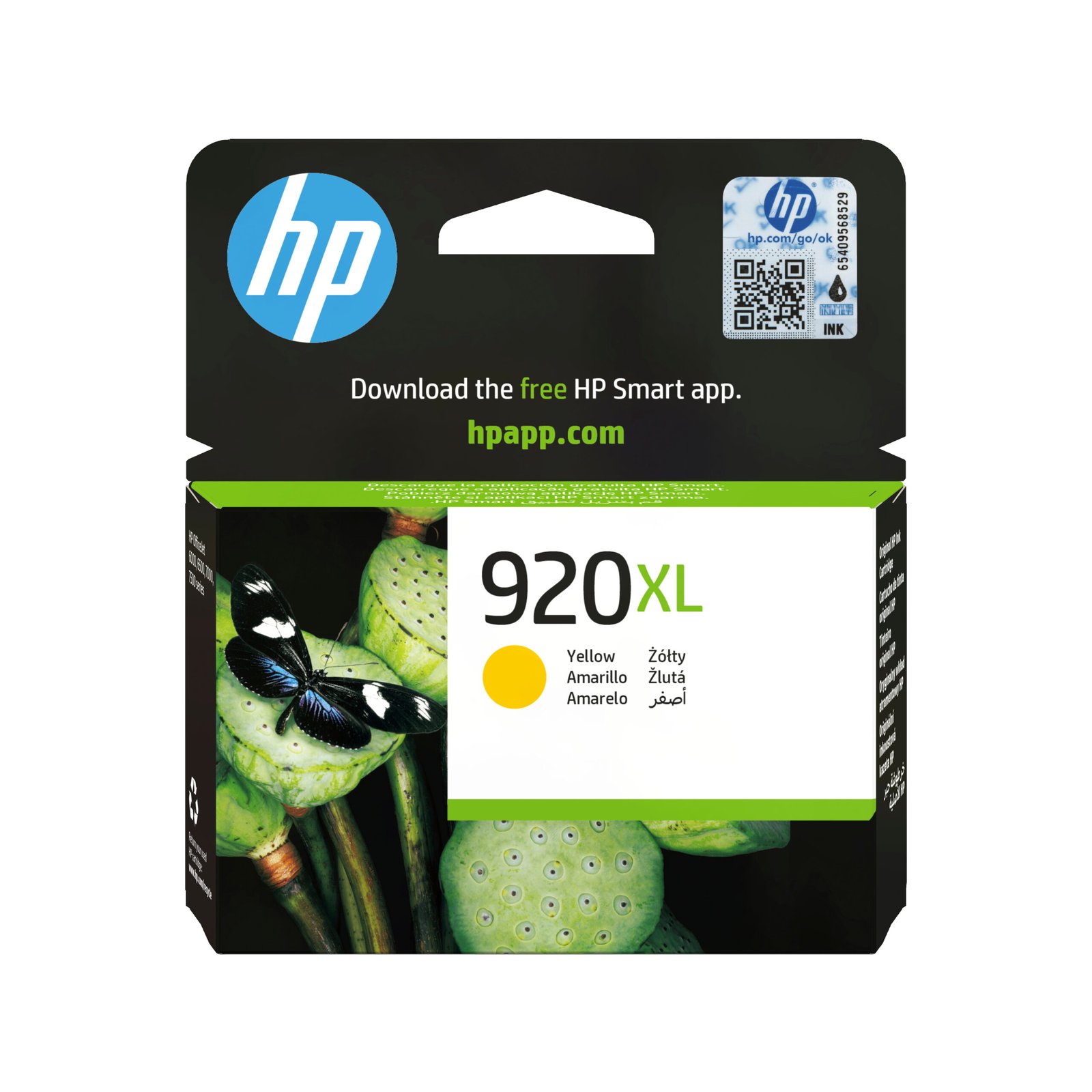HP 920XL High Yield Yellow Original Ink Kartric (CD974AE#301)