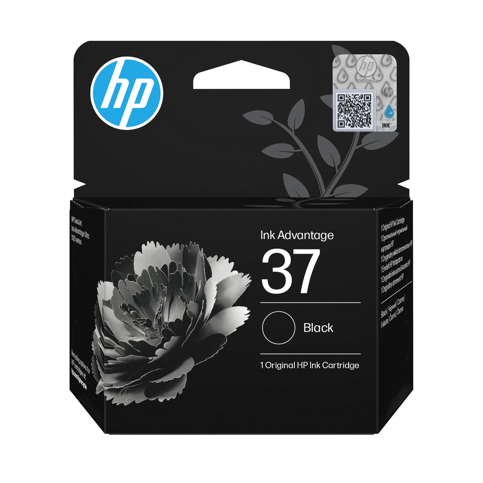 HP 37 Original Black Ultra Ink Advantage Kartric (7FP45AE)