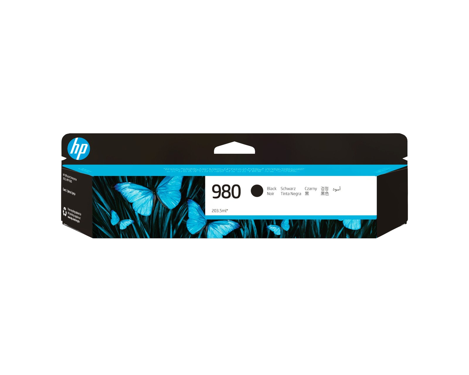 HP 980 Black Original Ink Kartric (D8J10A)