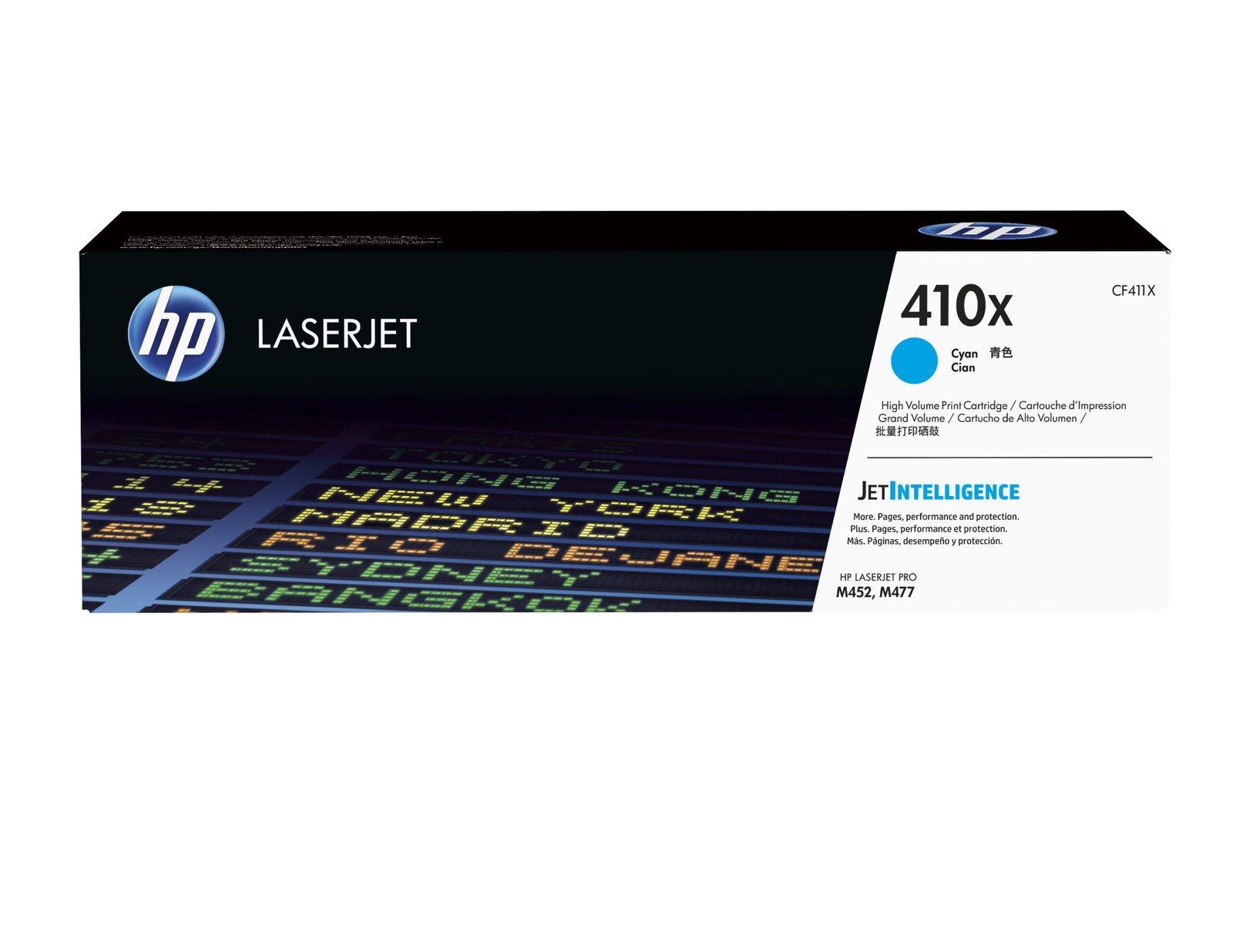 HP 410X High Yield Cyan Original LaserJet Toner Kartric (CF411X)