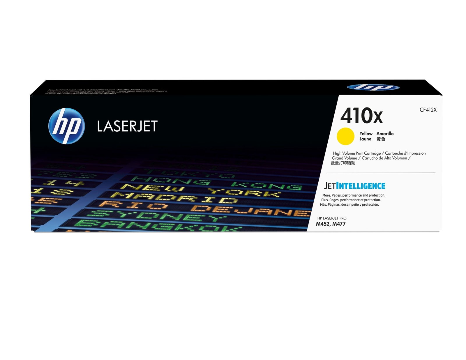 HP 410X High Yield Yellow Original LaserJet Toner Kartric (CF412X)