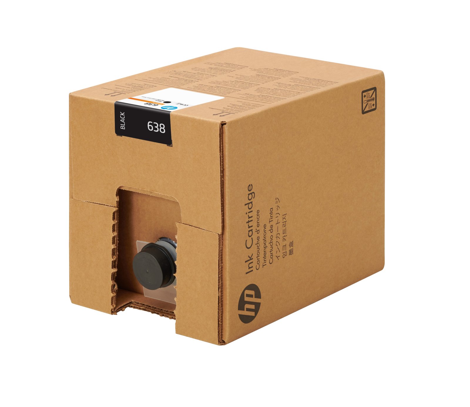 HP 638 10-liter Black Stitch Dye Sublimation Ink Kartric (4UV63A)