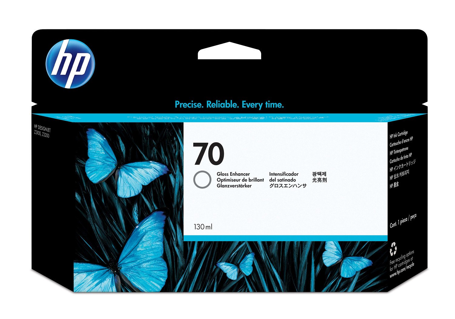 HP 70 130-ml Gloss Enhancer DesignJet Ink Kartric (C9459A)