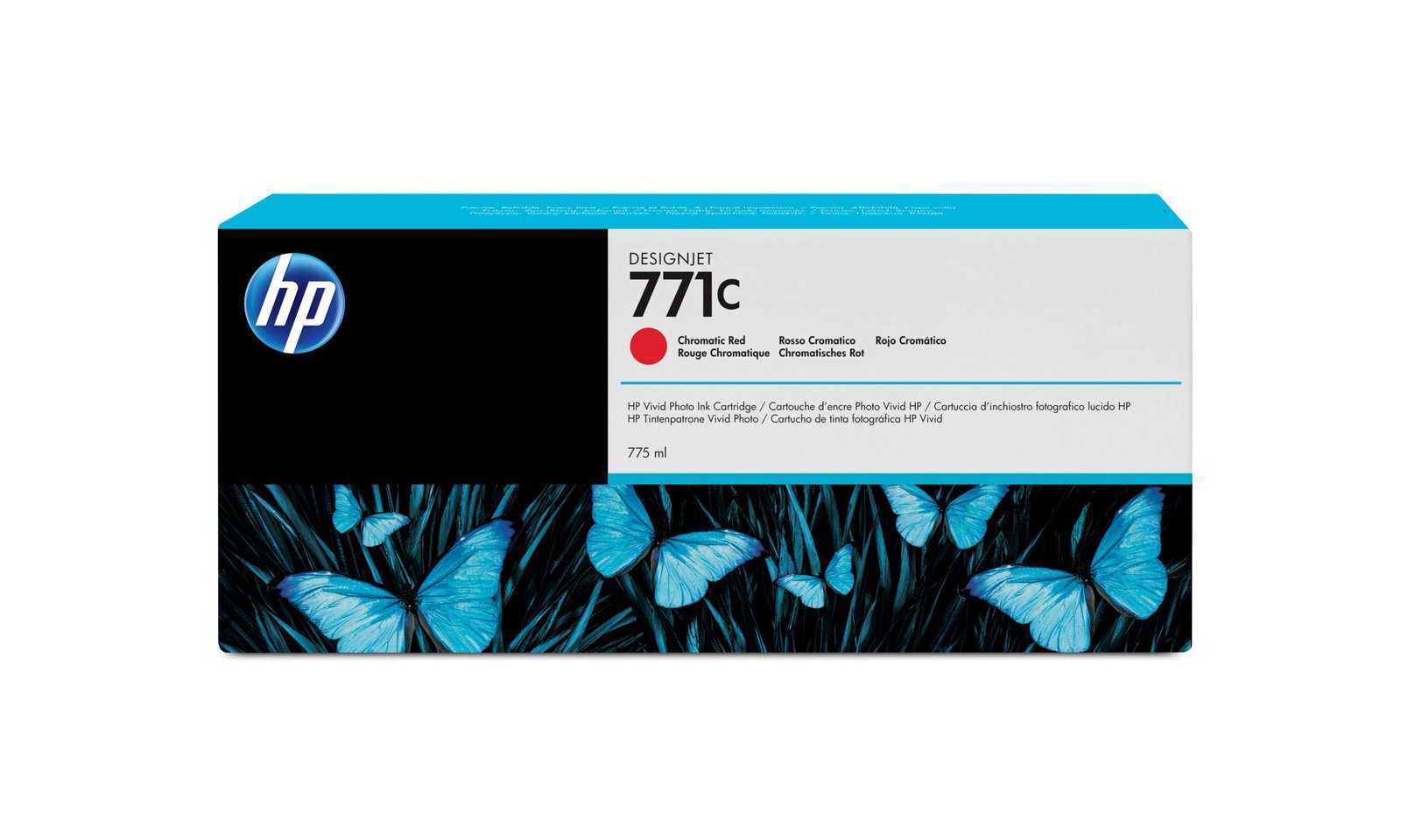 HP 771C 775-ml Chromatic Red DesignJet Ink Kartric (B6Y08A)