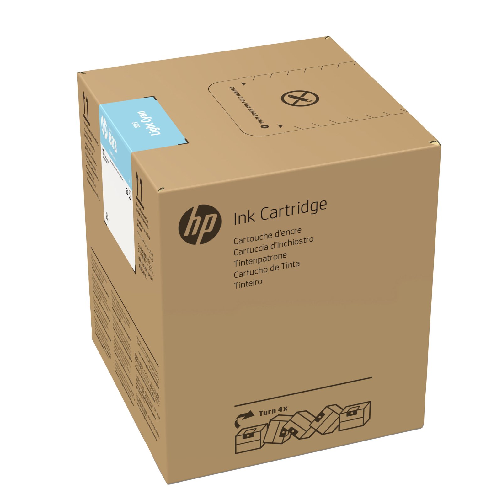 HP 883 5L Lt Cyan Latex Ink Kartric (G0Z32A)