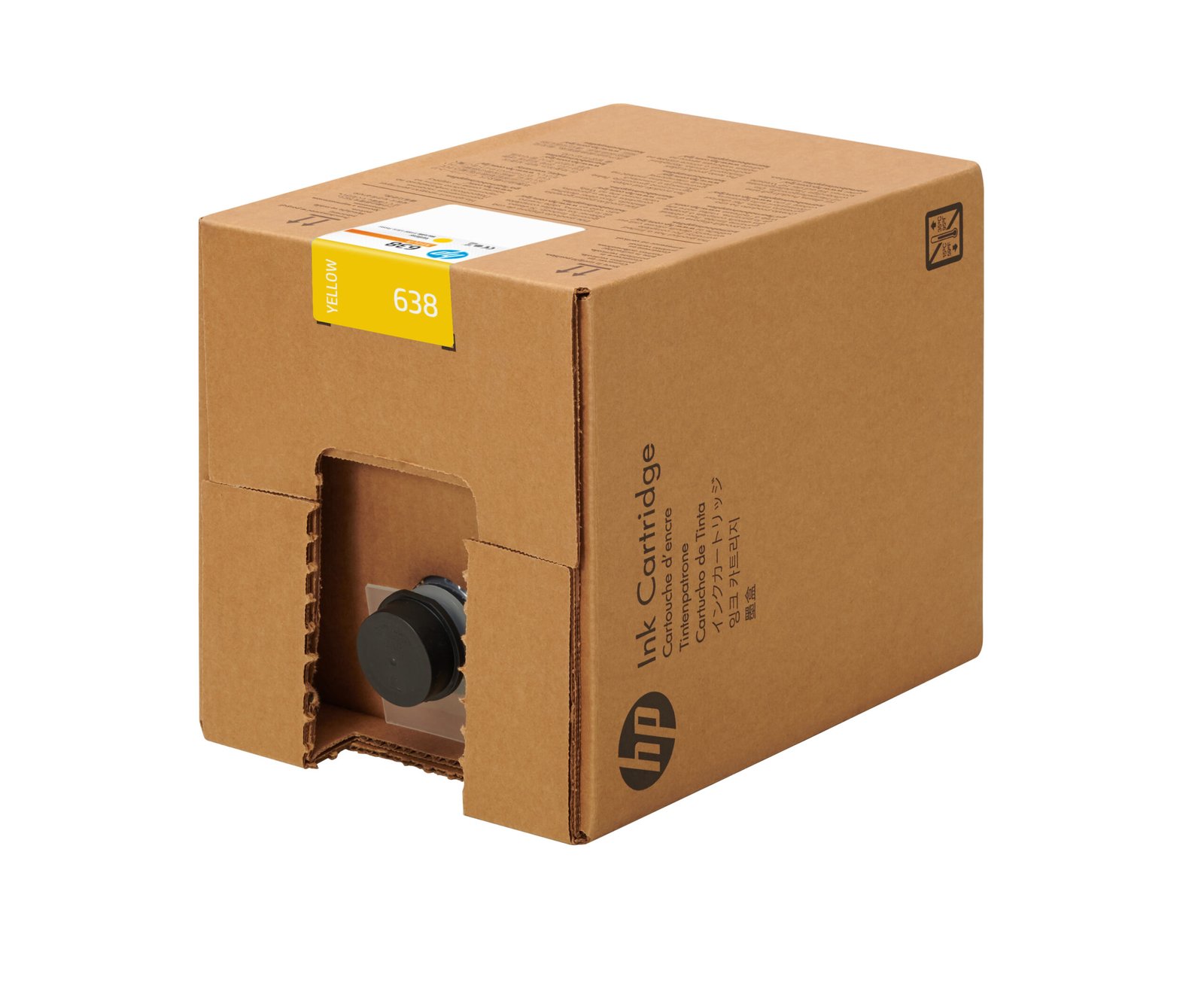 HP 638 10-liter Yellow Stitch Dye Sublimation Ink Kartric (4UV66A)